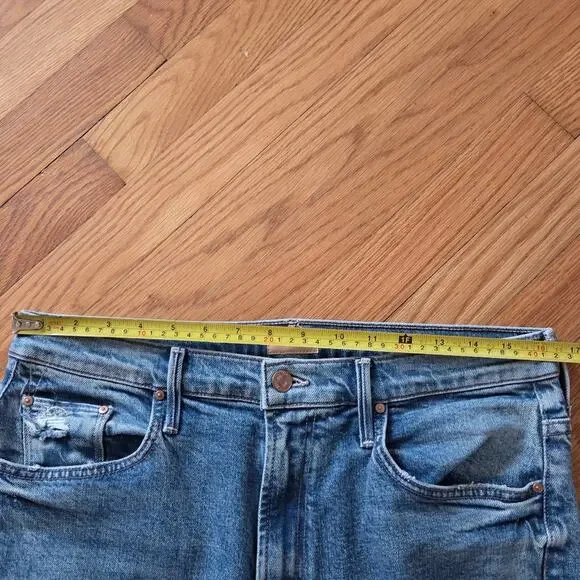 Mother Denim The Insider Ankle in Bloom And Doom Size 33